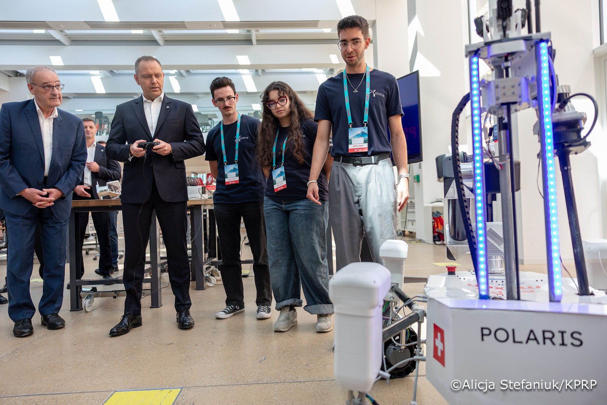 Swiss and Polish Presidents at EPFL 6
